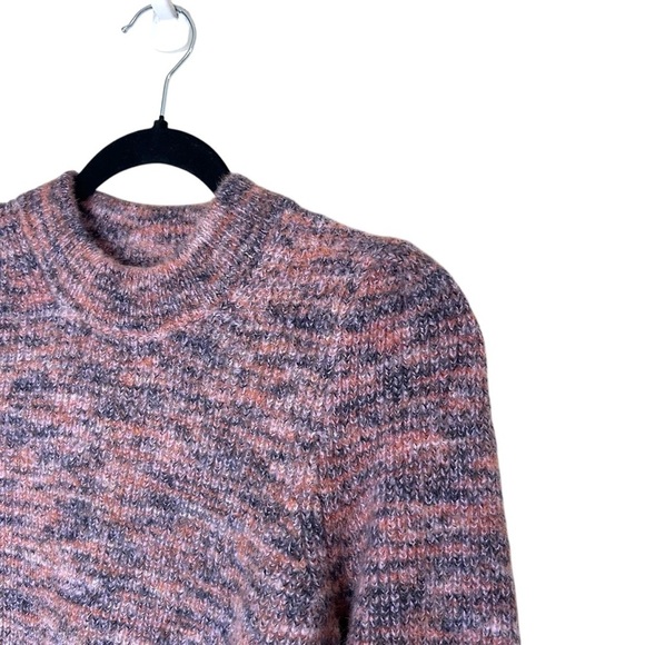 Madewell Space-Dyed Eaton Puff-Sleeve Pullover Sweater- Size Small - Picture 6 of 12